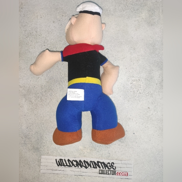 OG Tags still on Popeye Plush Toy doll Figurine - Picture 4 of 5
